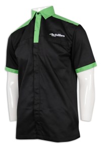 DS073 Personally designed darts team shirt polyester cotton card darts team shirt factory 45 degree